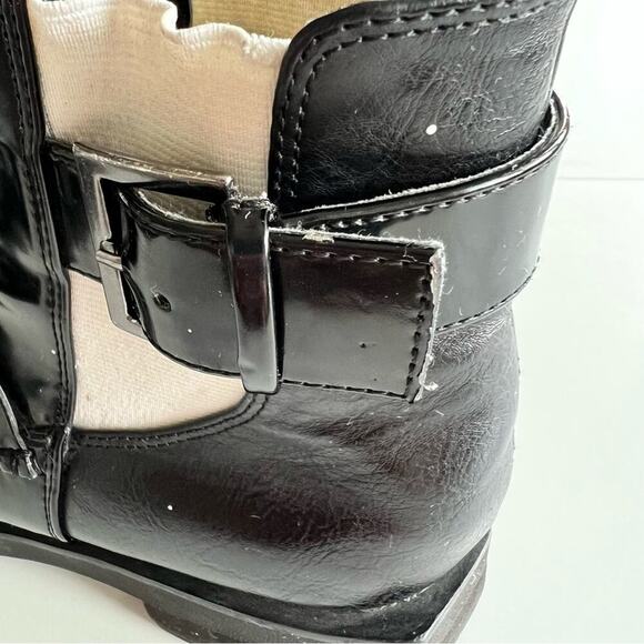 FR x FP Free People Vegan Patent Leather Boots - Picture 9 of 11